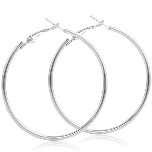 Hollow Circle Hoop Earrings  Jewelry boucle o'reilles femmes Hyperbole Brincos (French)