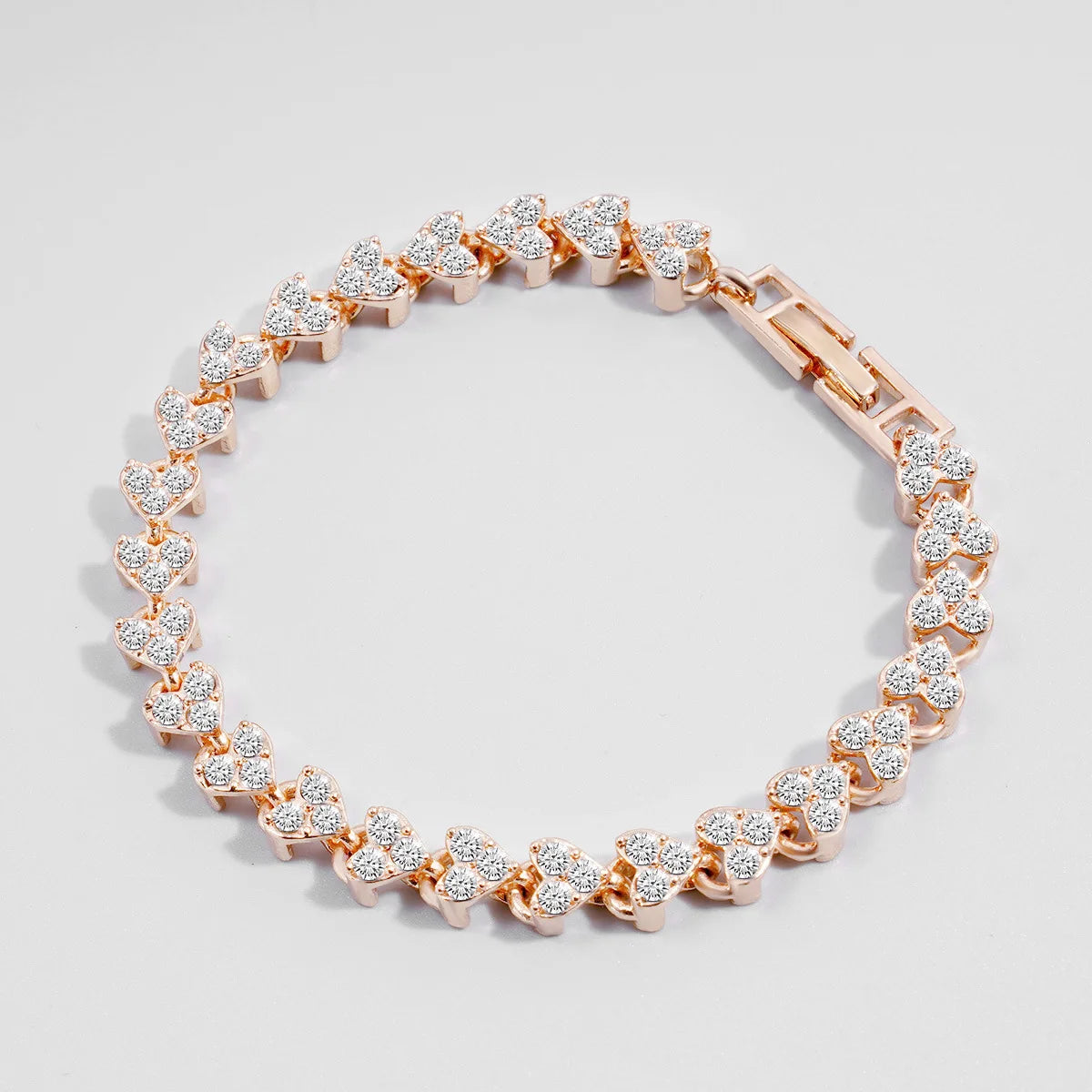 Roman Luxury Crystal Geometric Chain Bracelets