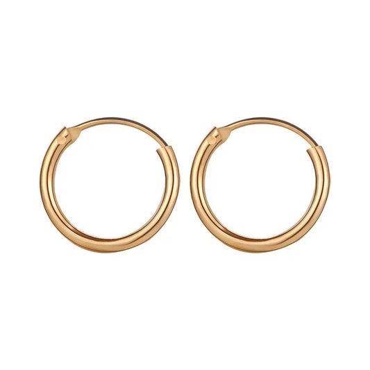 Small Circle Stud Earrings Korean Jewelry